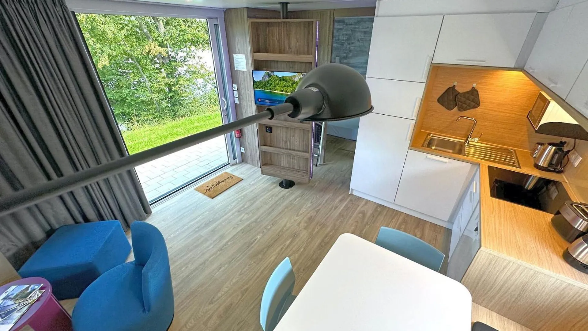 Tatil Evi Feriendorf Seeblick - Tinyhouse Direkt Am See Neunburg vorm Wald Almanya